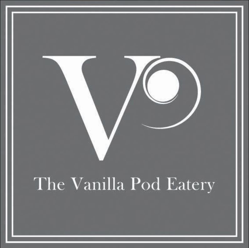 vanilla pod logo white